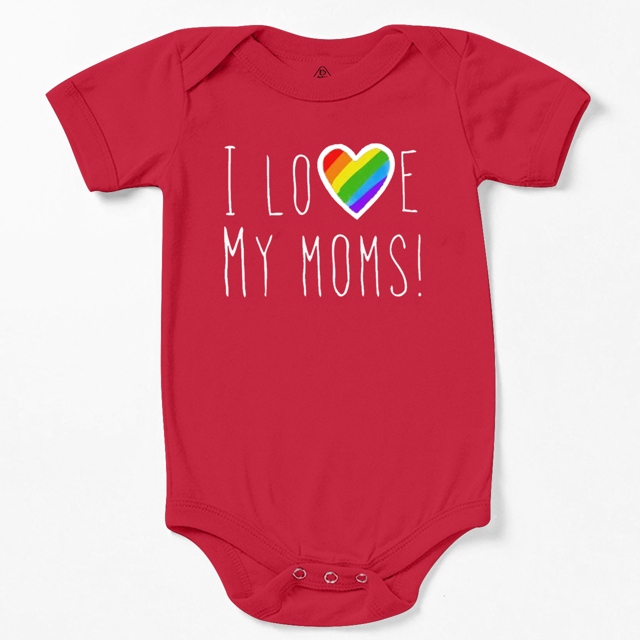 I Love My Moms! LGBTQ Bodysuit Beepumpkin