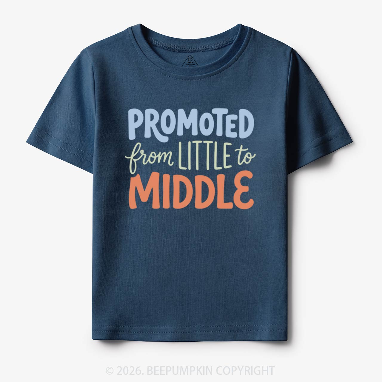 Promoted From Little To Middle Toddler&Kid's Tees