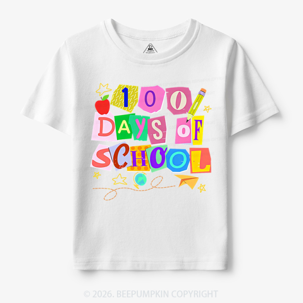 Crafty Classroom 100 Days Edition School Toddler&Kid's Tees