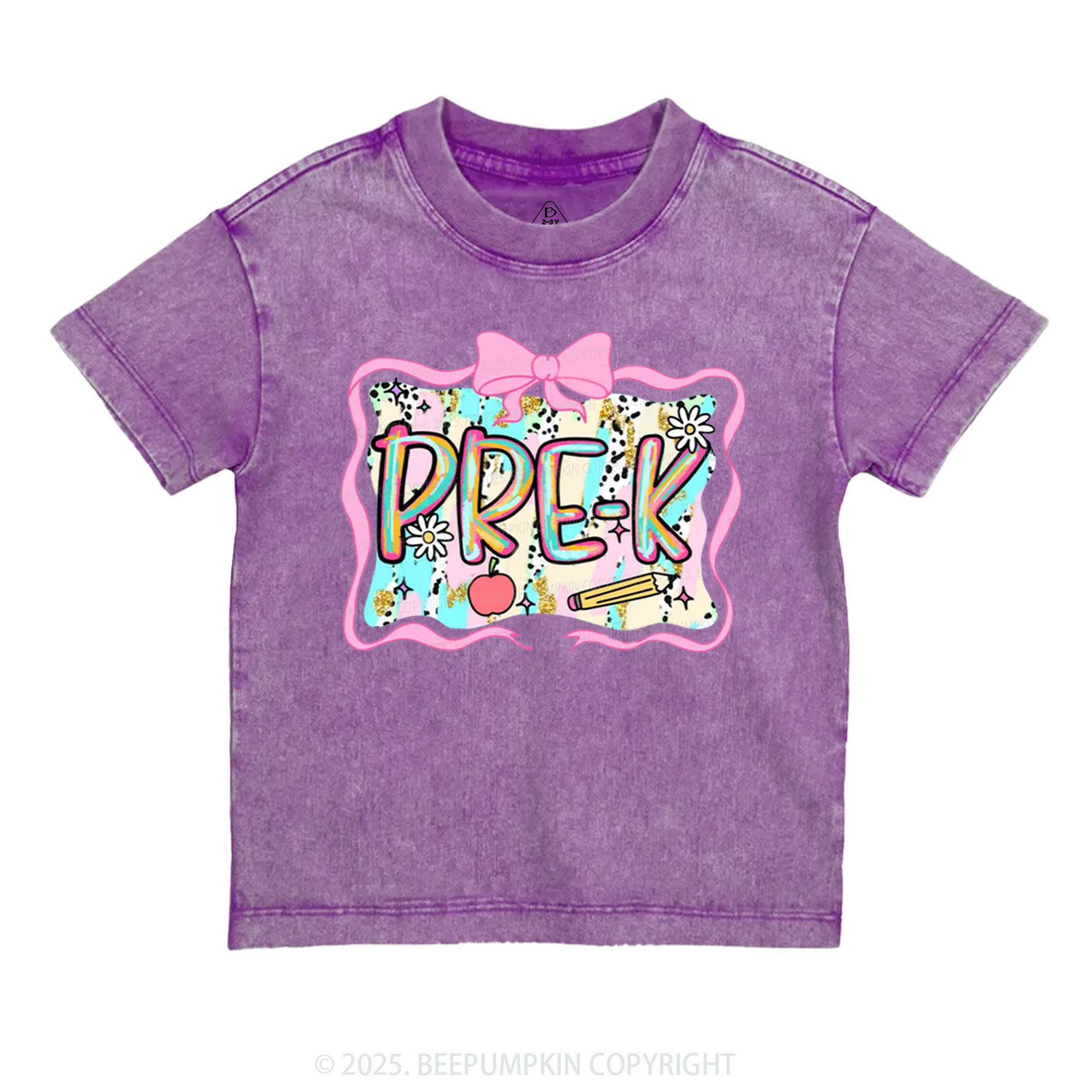 Personalized Sweet School Days Toddler&Kids Washed Tees