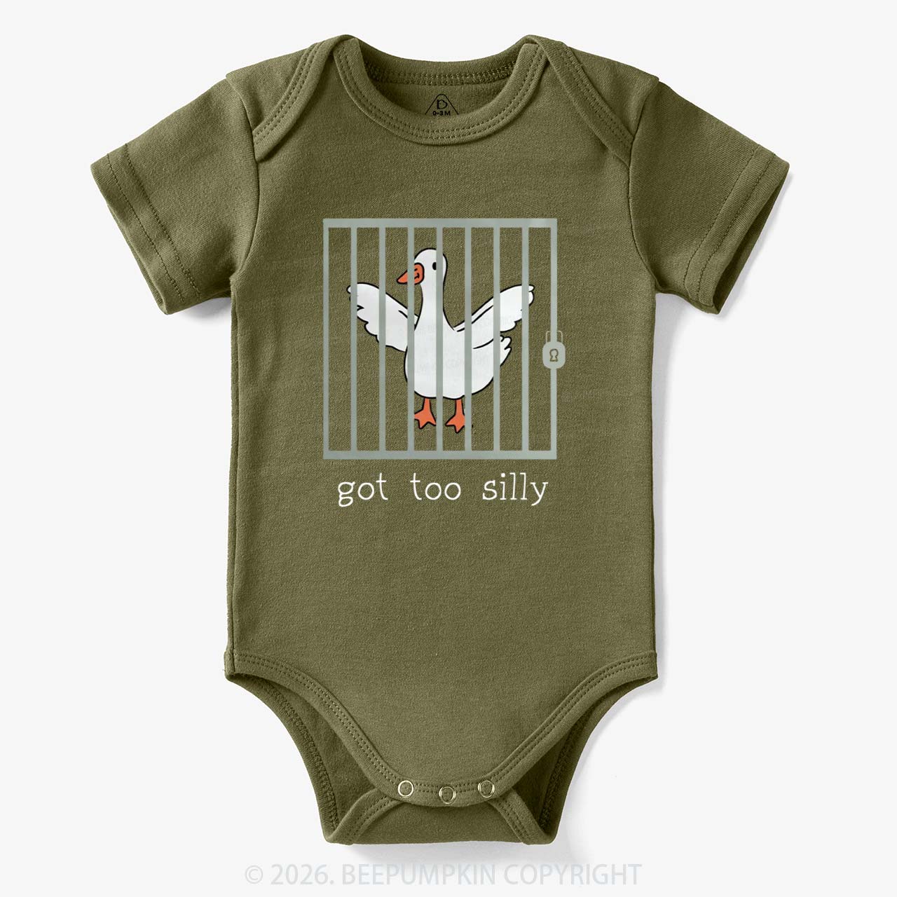 Funny Goose Got Too Silly Bodysuit