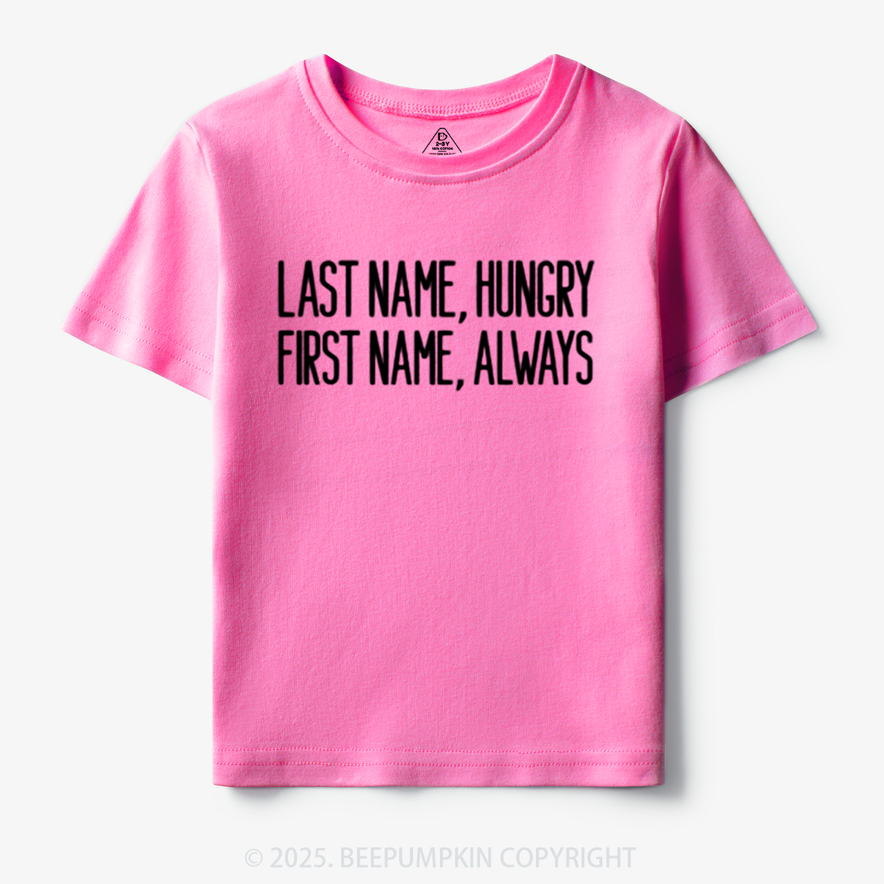 LAST NAME, HUNGRY Toddler&Kid's Tees Beepumpkin 7