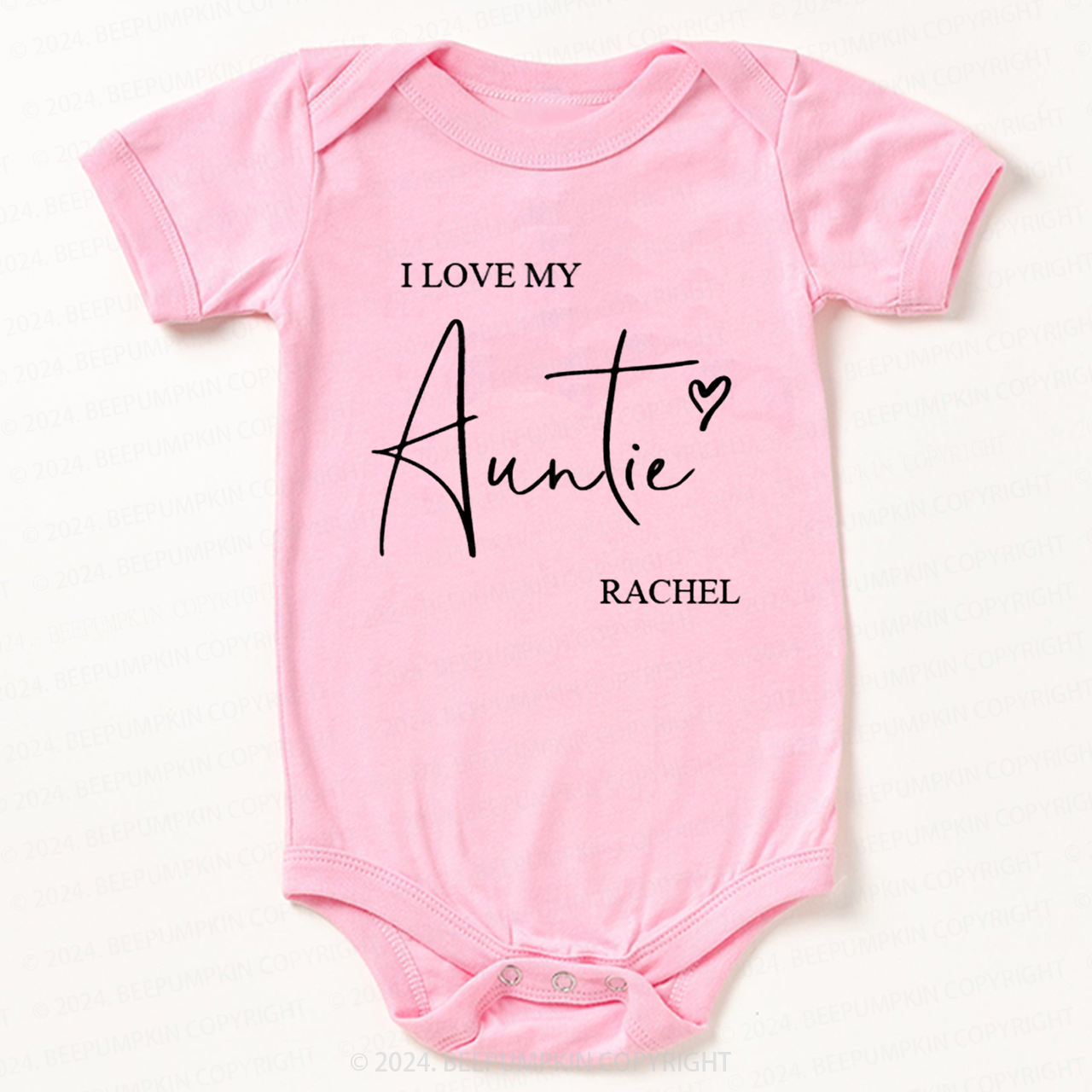 Personalized I Love My Baby Bodysuit