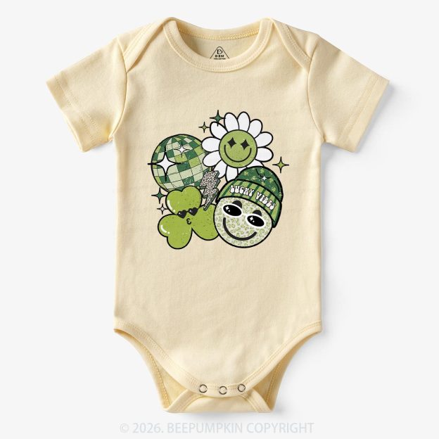 Disco Lucky Vibes Bodysuit For Baby