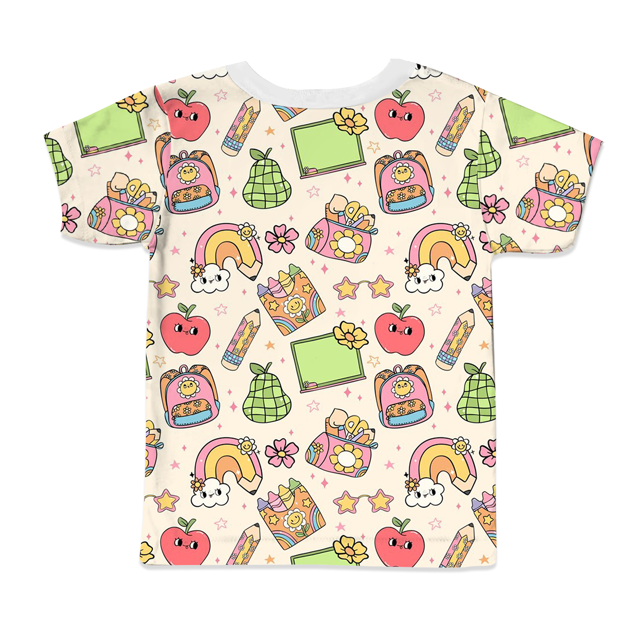 Flower Crayons All Over Print Kids Tees