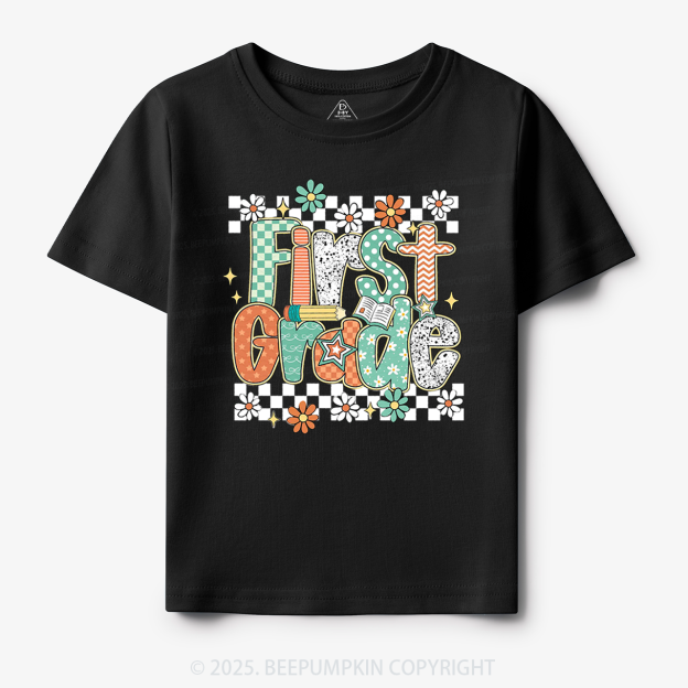 Personalized Grade Blossoms Toddler&Kid's Tees Beepumpkin