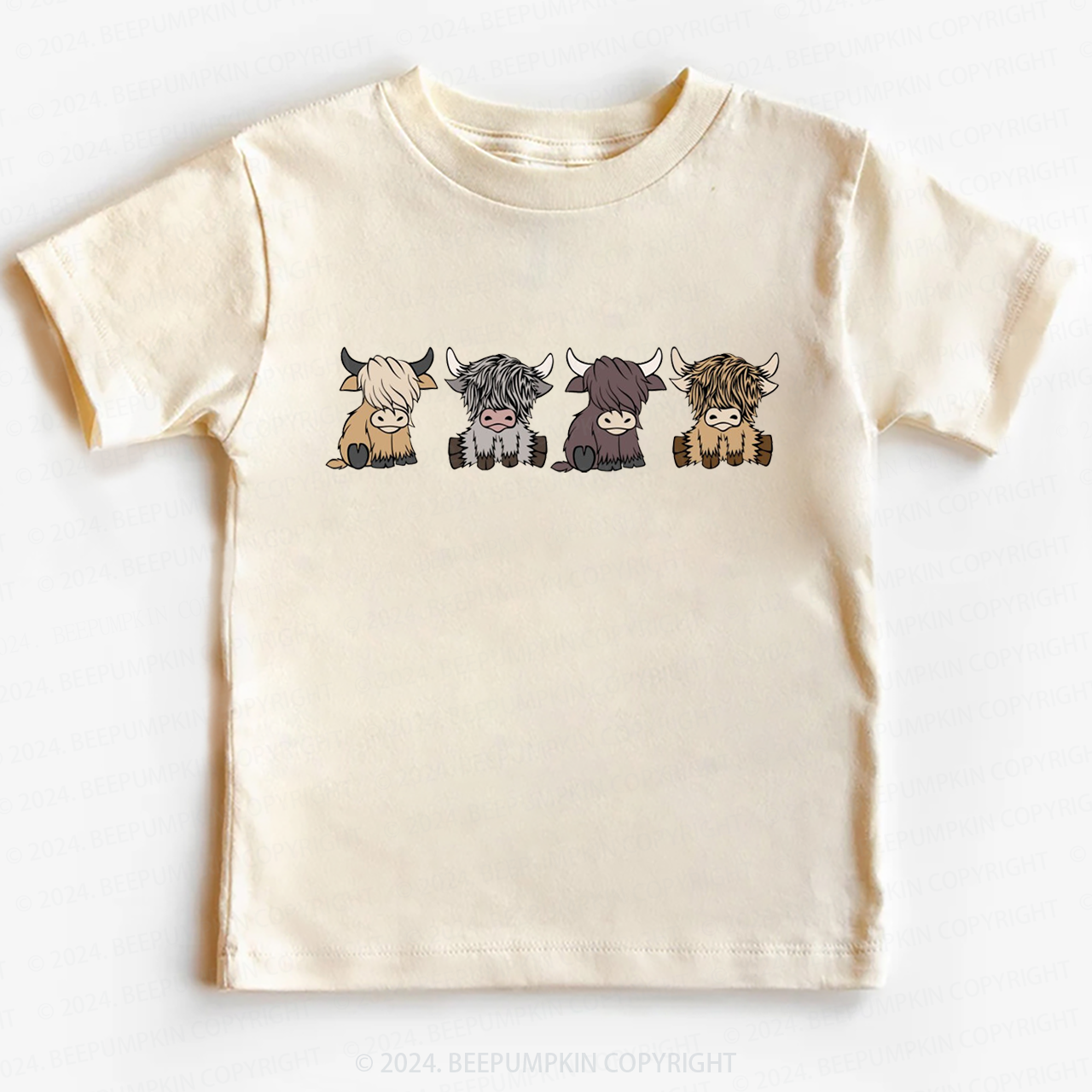 Highland Cows Toddler&Kids Tees 