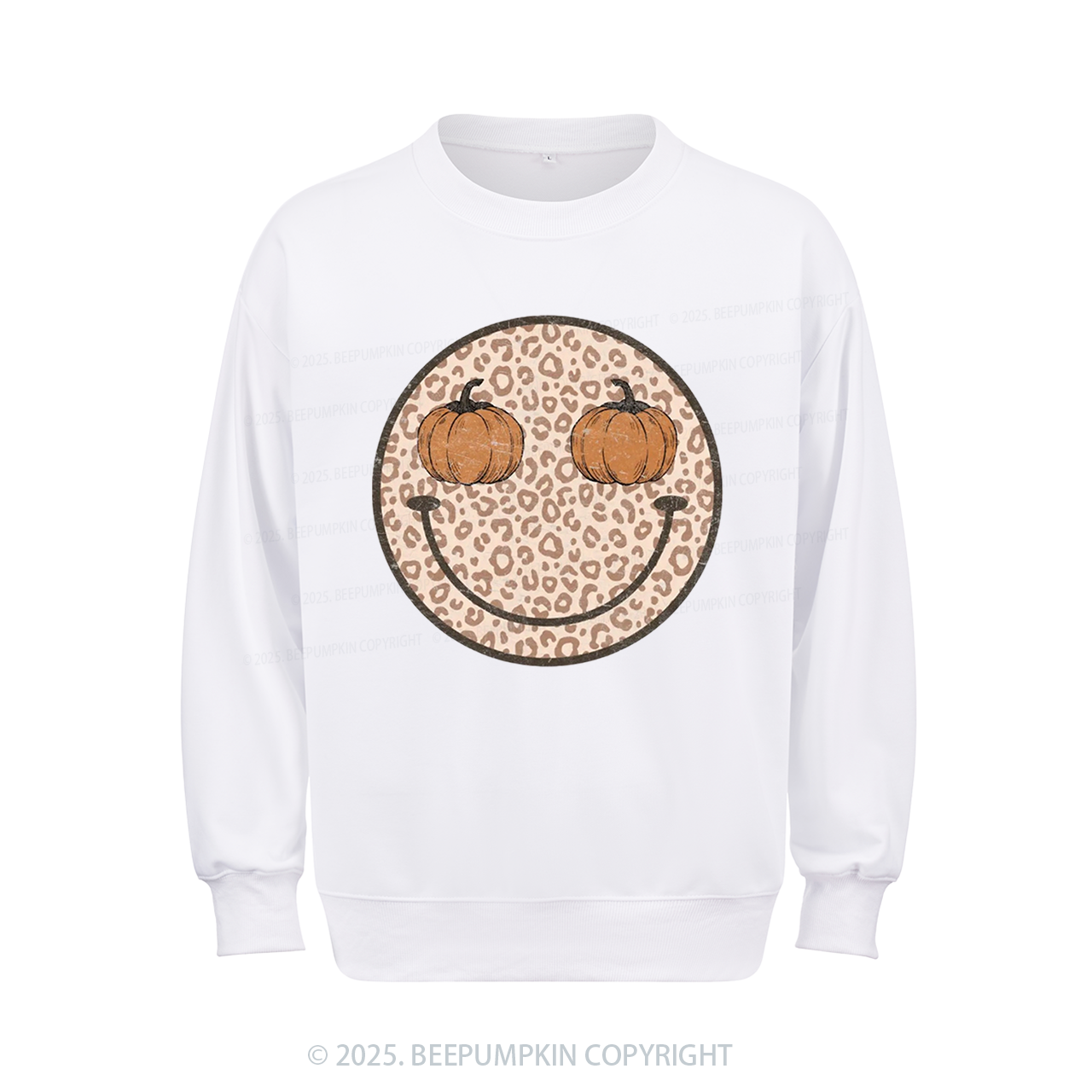 Pumpkin Smiley Face Sweatshirt Beepumpkin