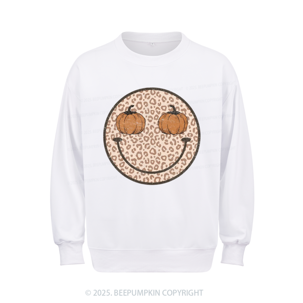 Pumpkin Smiley Face Sweatshirt Beepumpkin