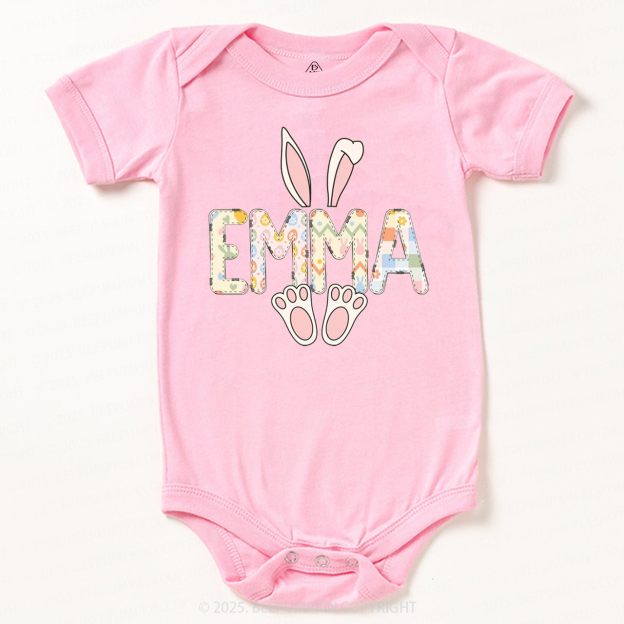 Personalized Easter Bunny Bodysuit Beepumpkin 2