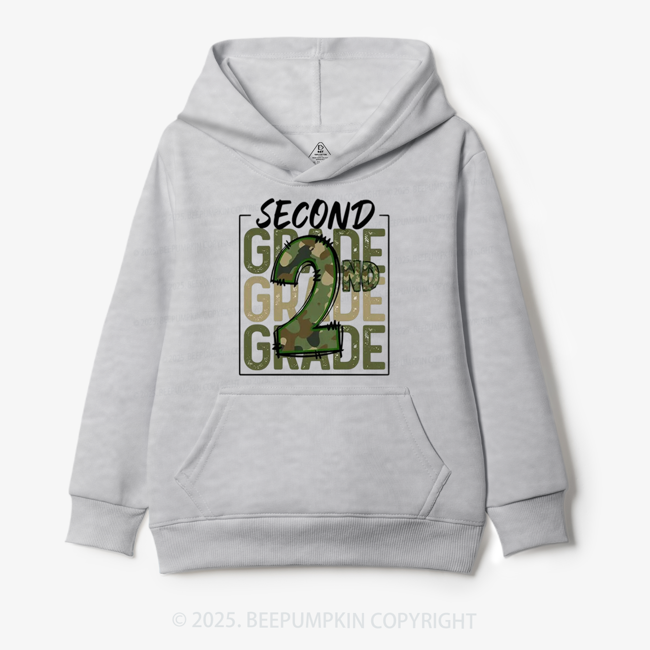 Personalized Camo Back to School Kid's Hoodies Beepumpkin