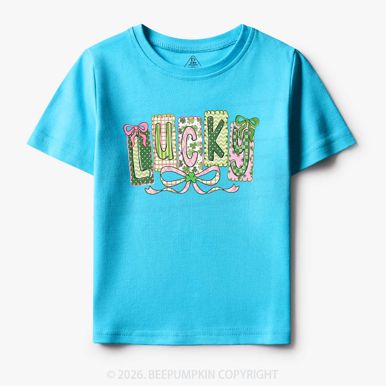 Lucky Shamrock St. Patrick's Day Toddler&Kid's Tees Beepumpkin