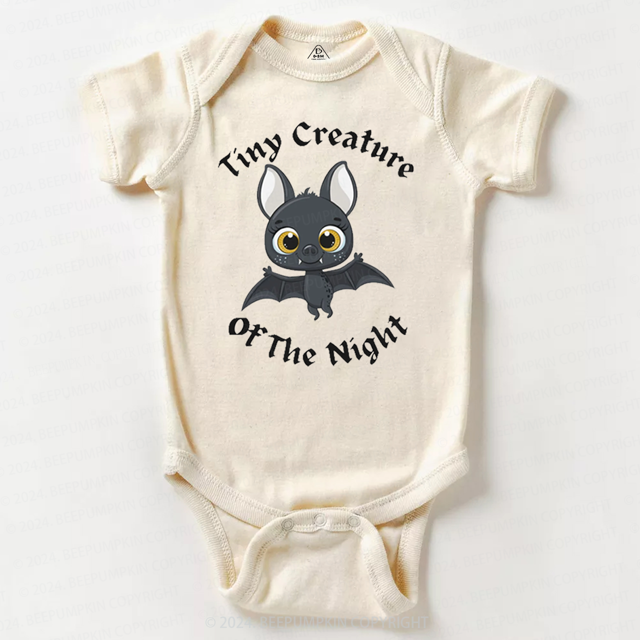 Tiny Creature Of The Night Halloween Baby Bodysuits 