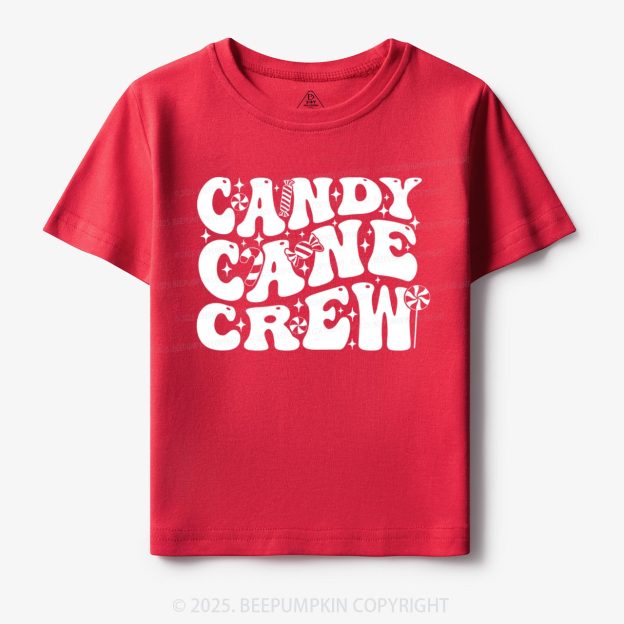 Candy Cane Crew Toddler&Kid's Tees Beepumpkin