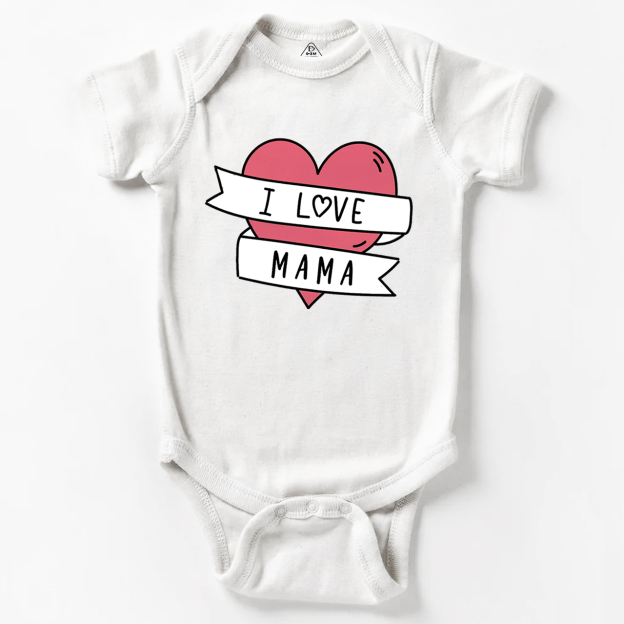 I Love Mama Bodysuit Beepumpkin