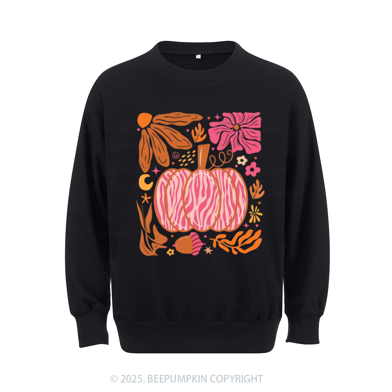 Leopard Pink Pumpkin Sweatshirt Beepumpkin
