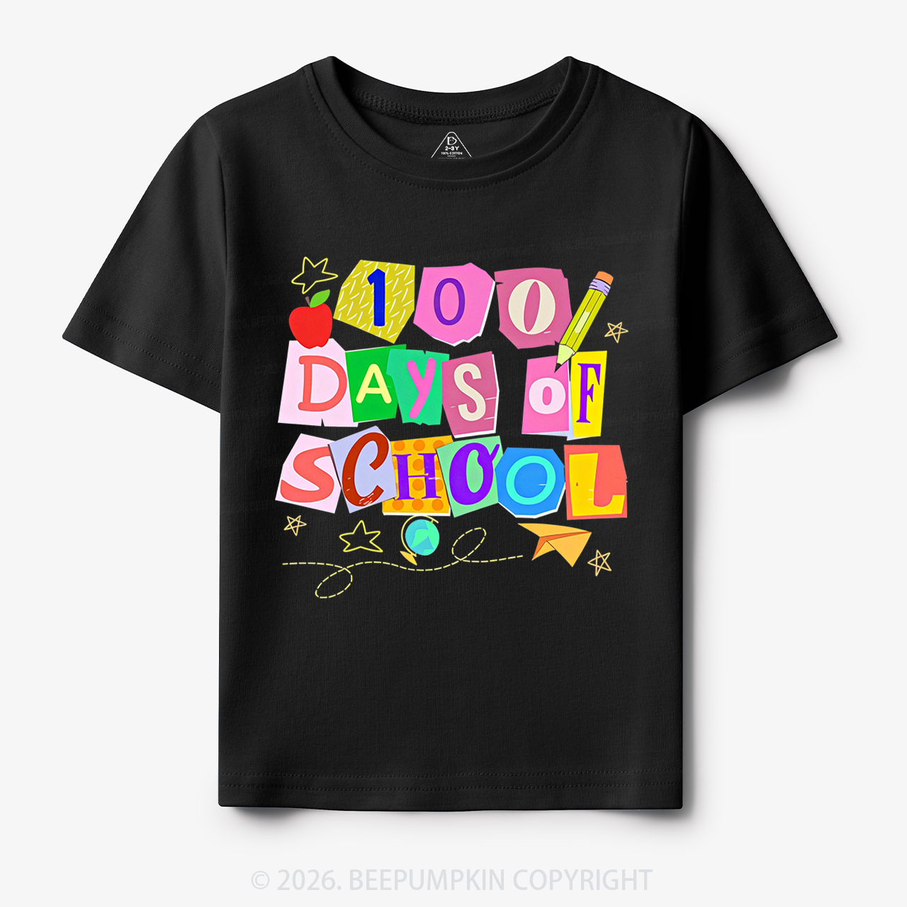 Crafty Classroom 100 Days Edition School Toddler&Kid's Tees