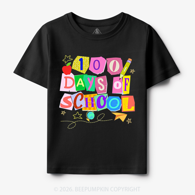 Crafty Classroom 100 Days Edition School Toddler&Kid's Tees