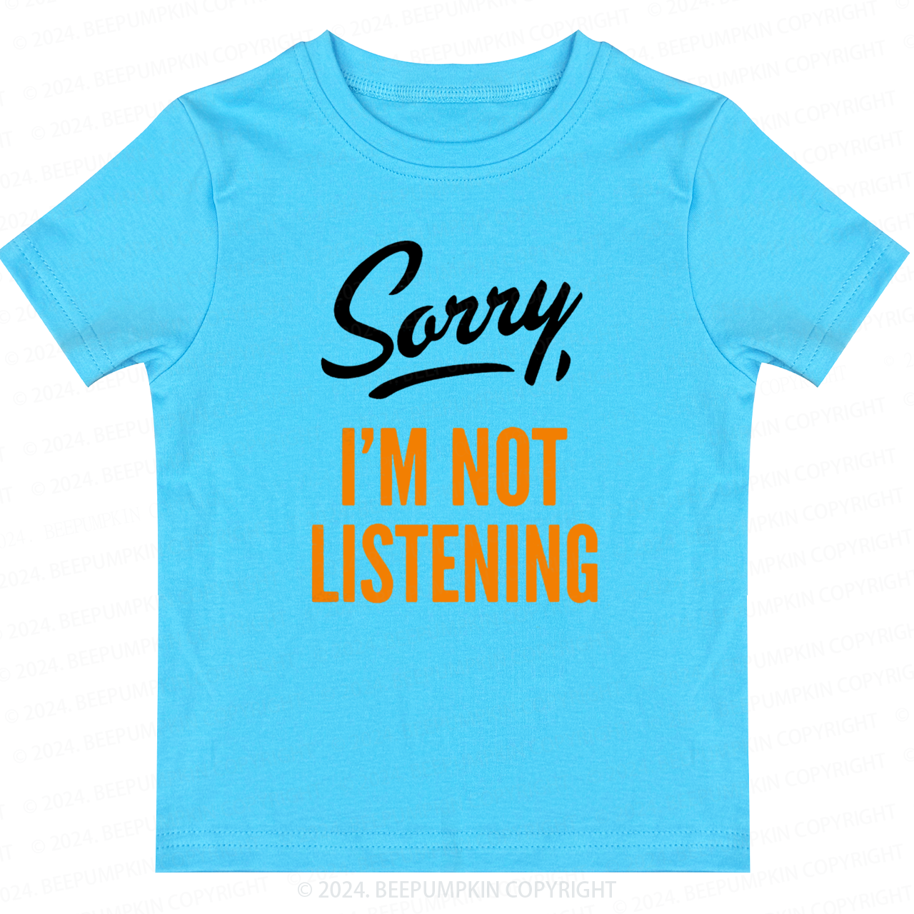 I'm Not Listening Toddler&Kids Tees 7
