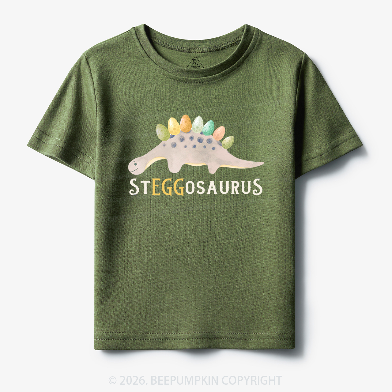 Steggosaurus Easter Toddler&Kid's Tees Beepumpkin
