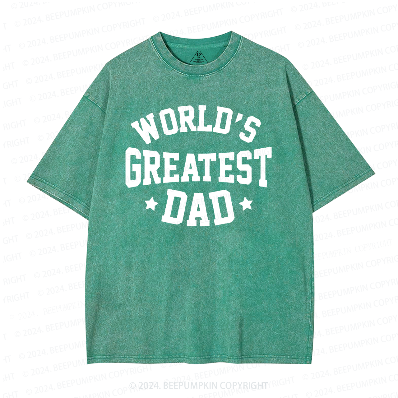 Worlds Greatest Dad Washed T-Shirts 