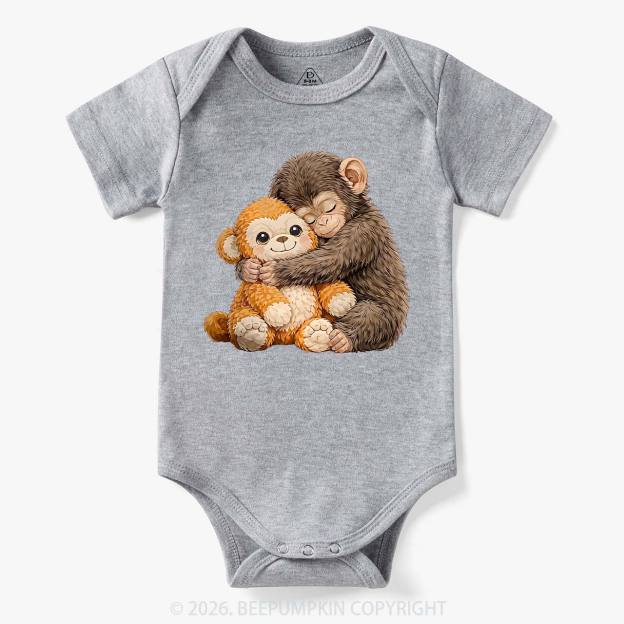 Dear Punch Monkey Lovely Baby Bodysuit