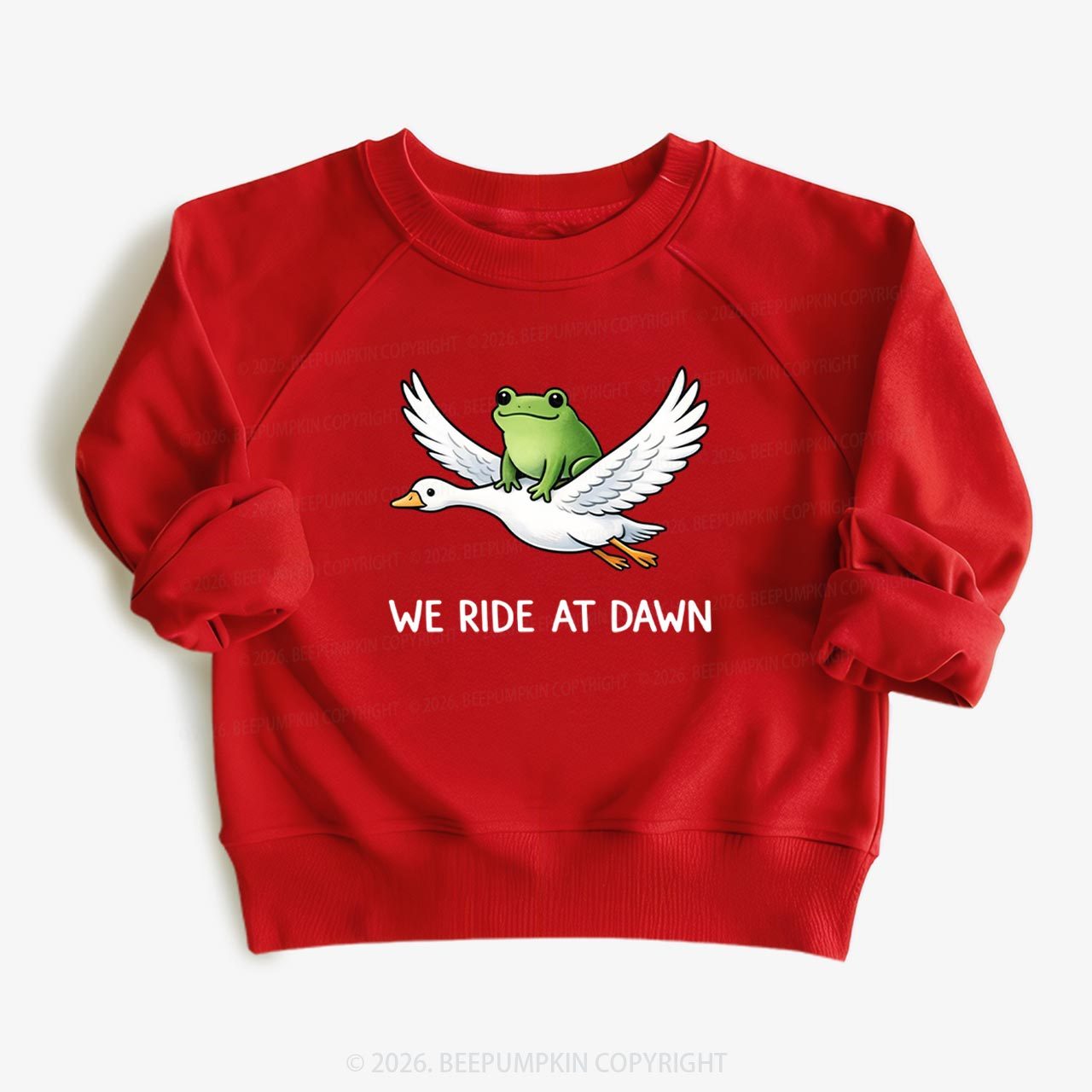 We Ride at Dawn Kid's Sweatshirt