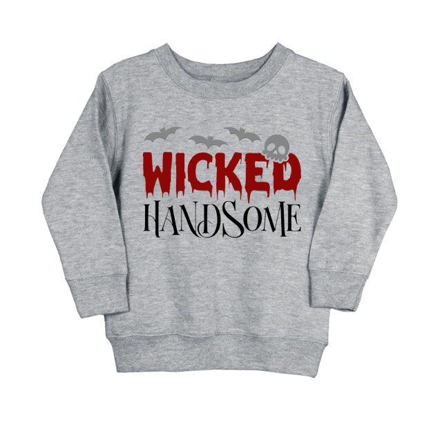 Halloween Wicked Handsome Kids Sweatshirt