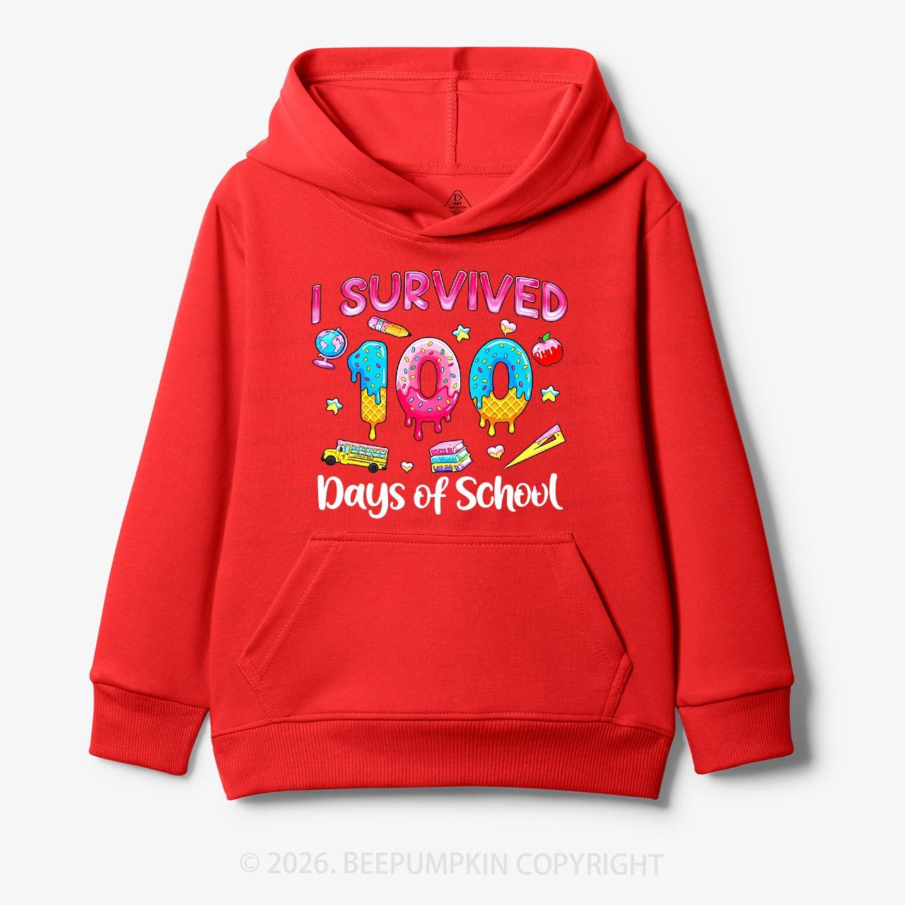 Sweet Survivor 100 Days Of School Toddler&Kid's Hoodies