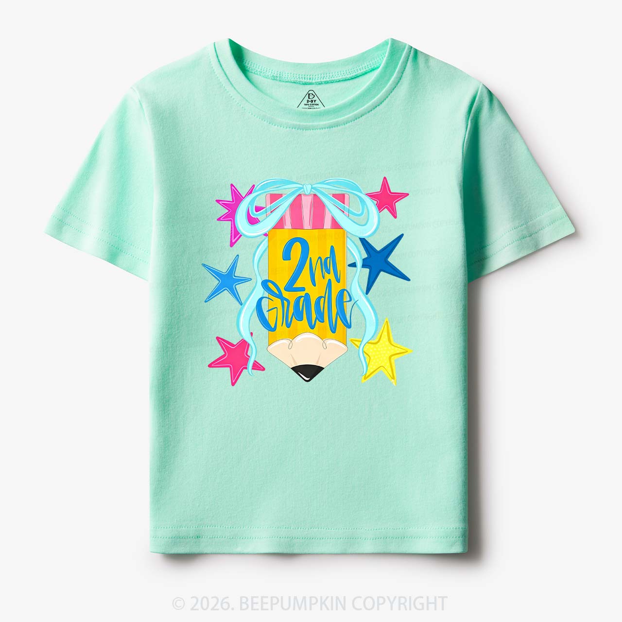 Sparkly Grade Star Pencil Back to School Toddler&Kid's Tees