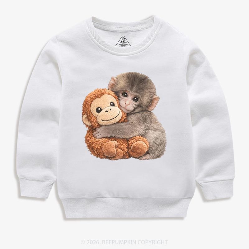 Punch The Monkey Kid's Sweatshirt