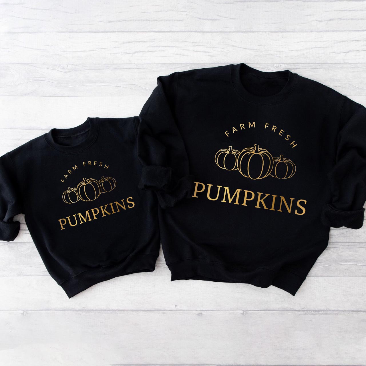 Farm Fresh Pumpkins Fall Sweatshirts