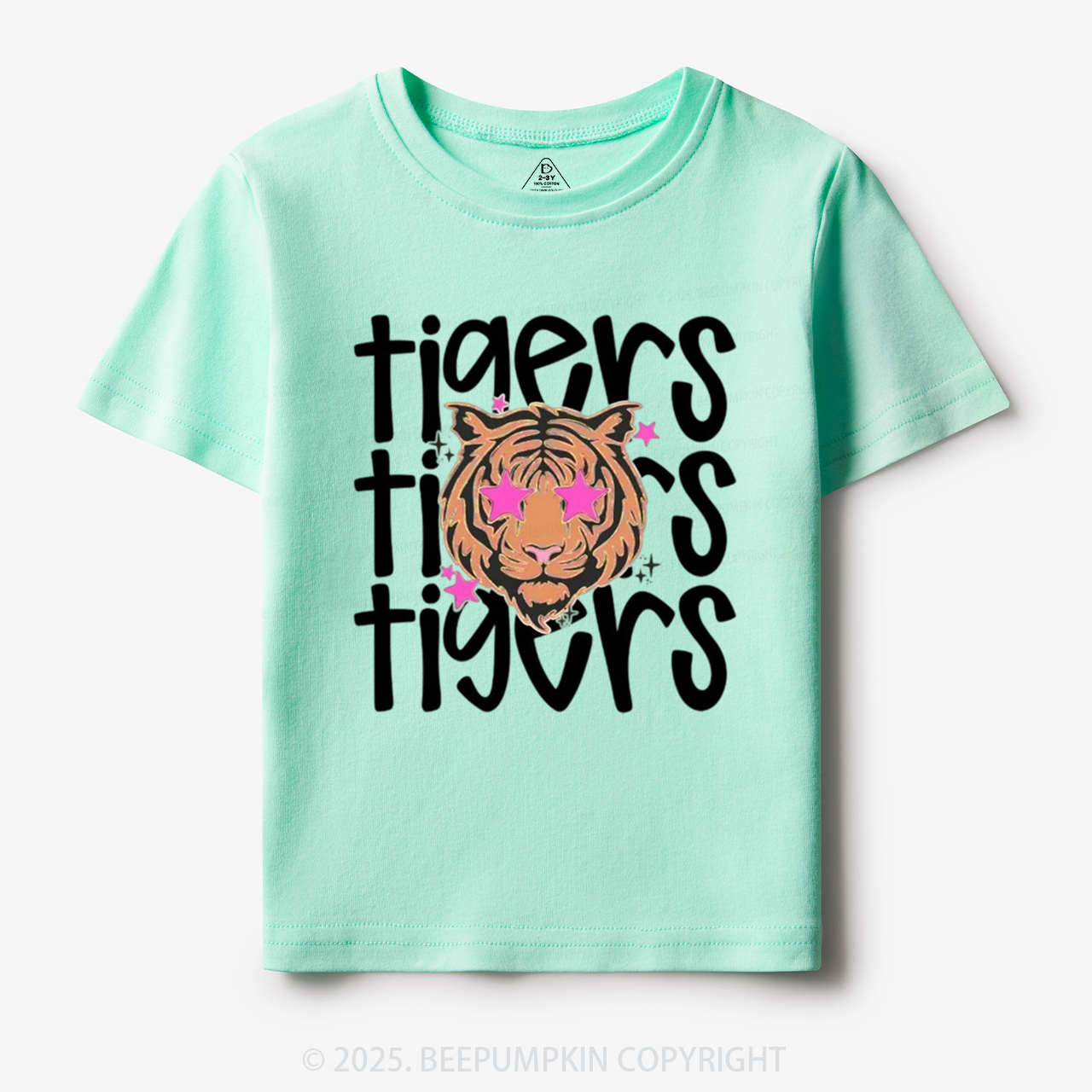 School Mascot Tigers Toddler&Kid's Tees Beepumpkin