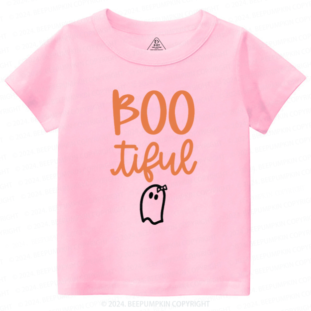 Bootiful Ghost Halloween Toddler&Kids Tees 