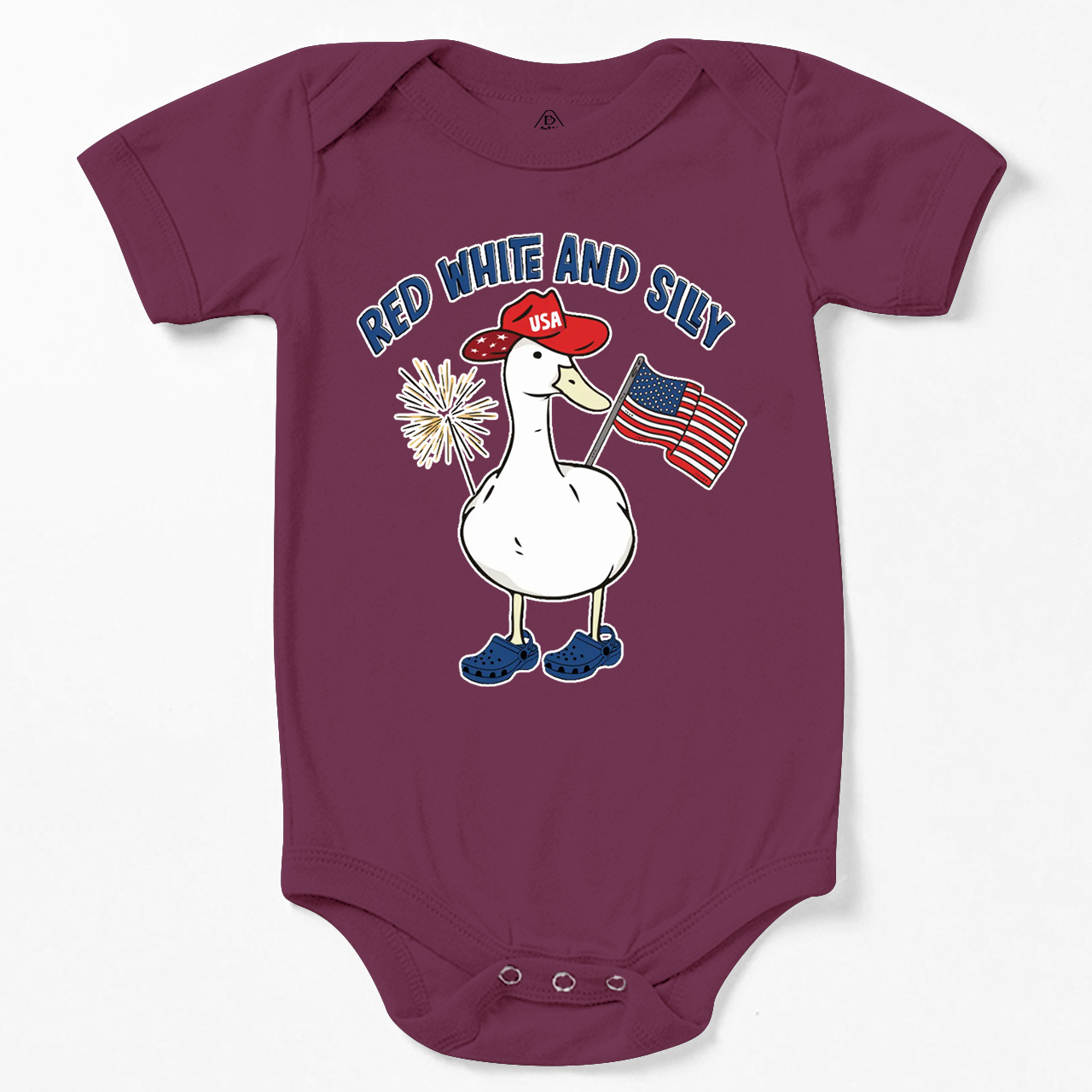 Red White And Silly Goose Bodysuit Beepumpkin