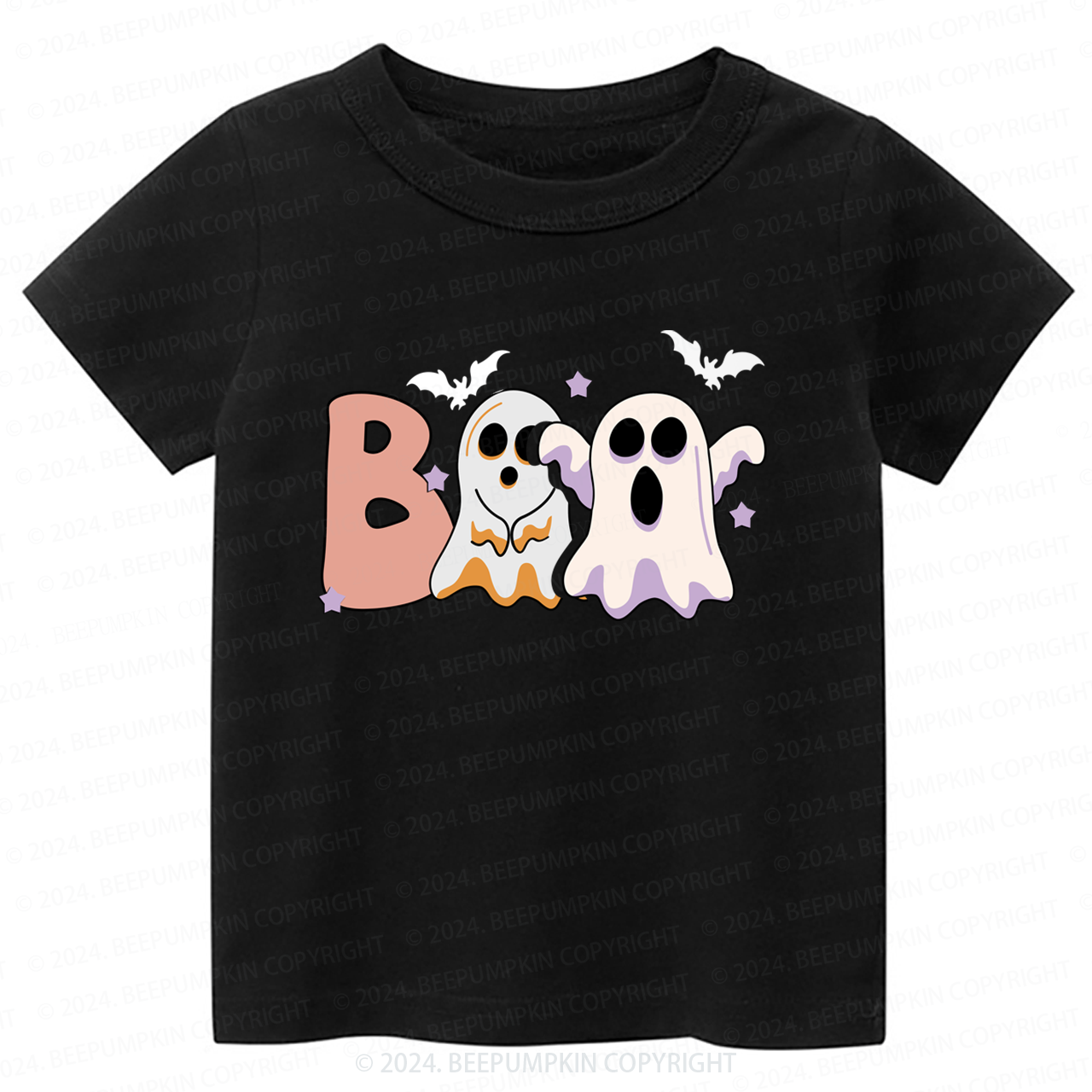 BOO Ghost Halloween Toddler&Kids Tees 