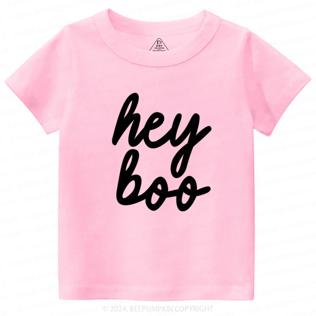 Hey Boo Halloween Toddler&Kids Tees 