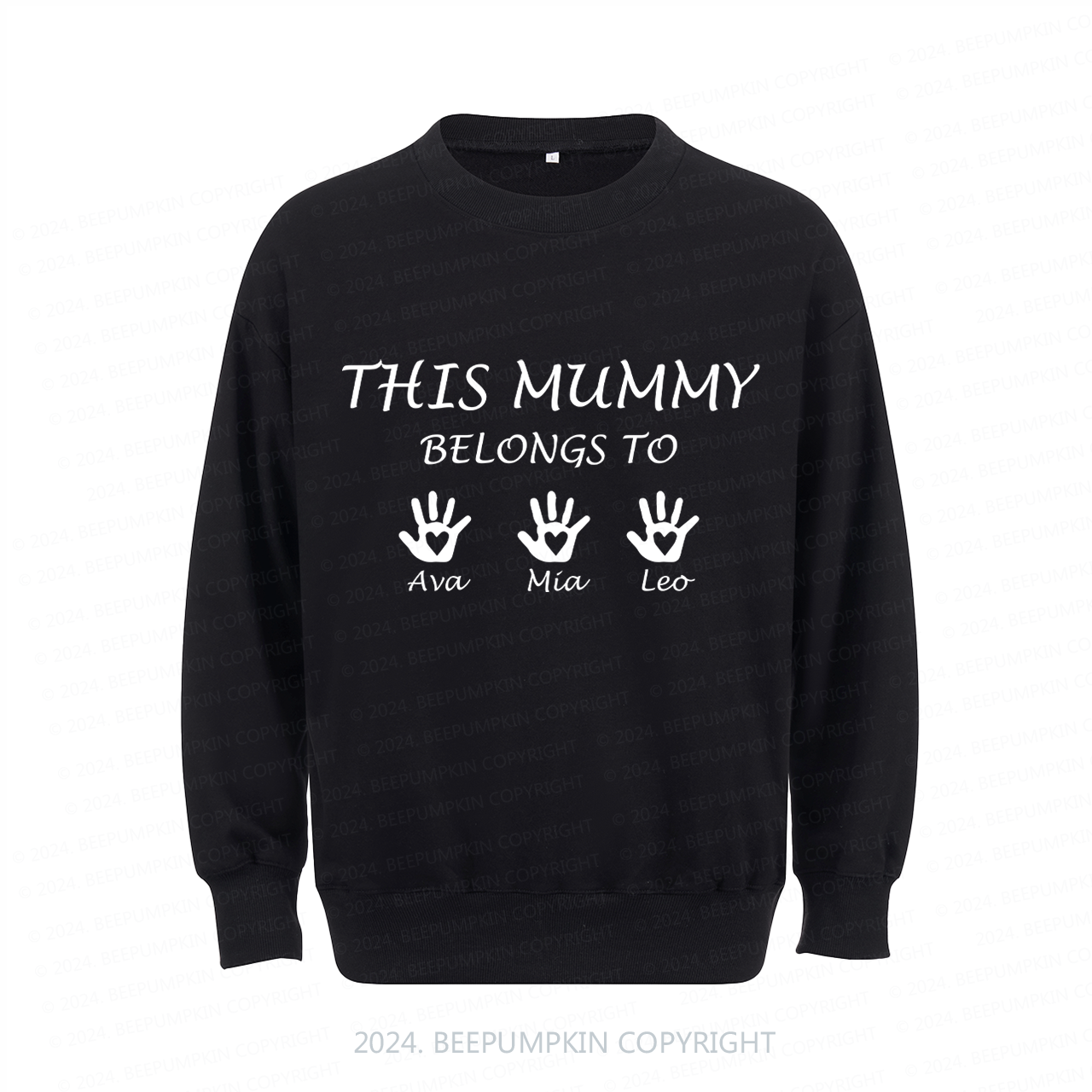 Personalized Sweatshirt This Mummy Belongs To