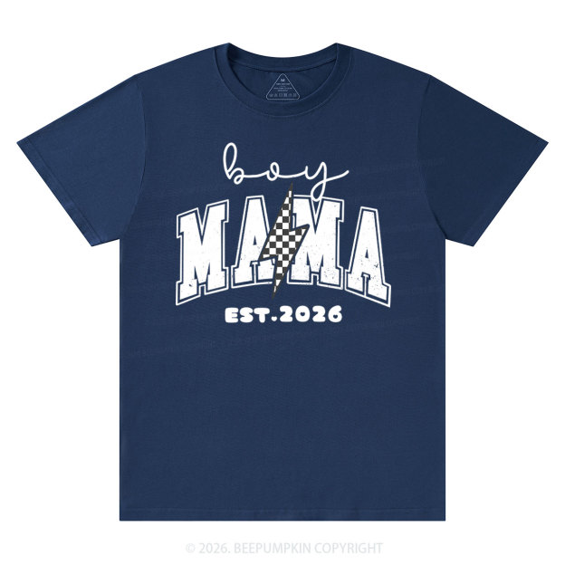 Personalized Boy Mama Est Date T-Shirts