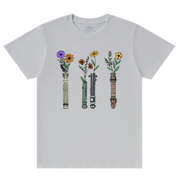 Floral Lightsaber SW Mama T-Shirts