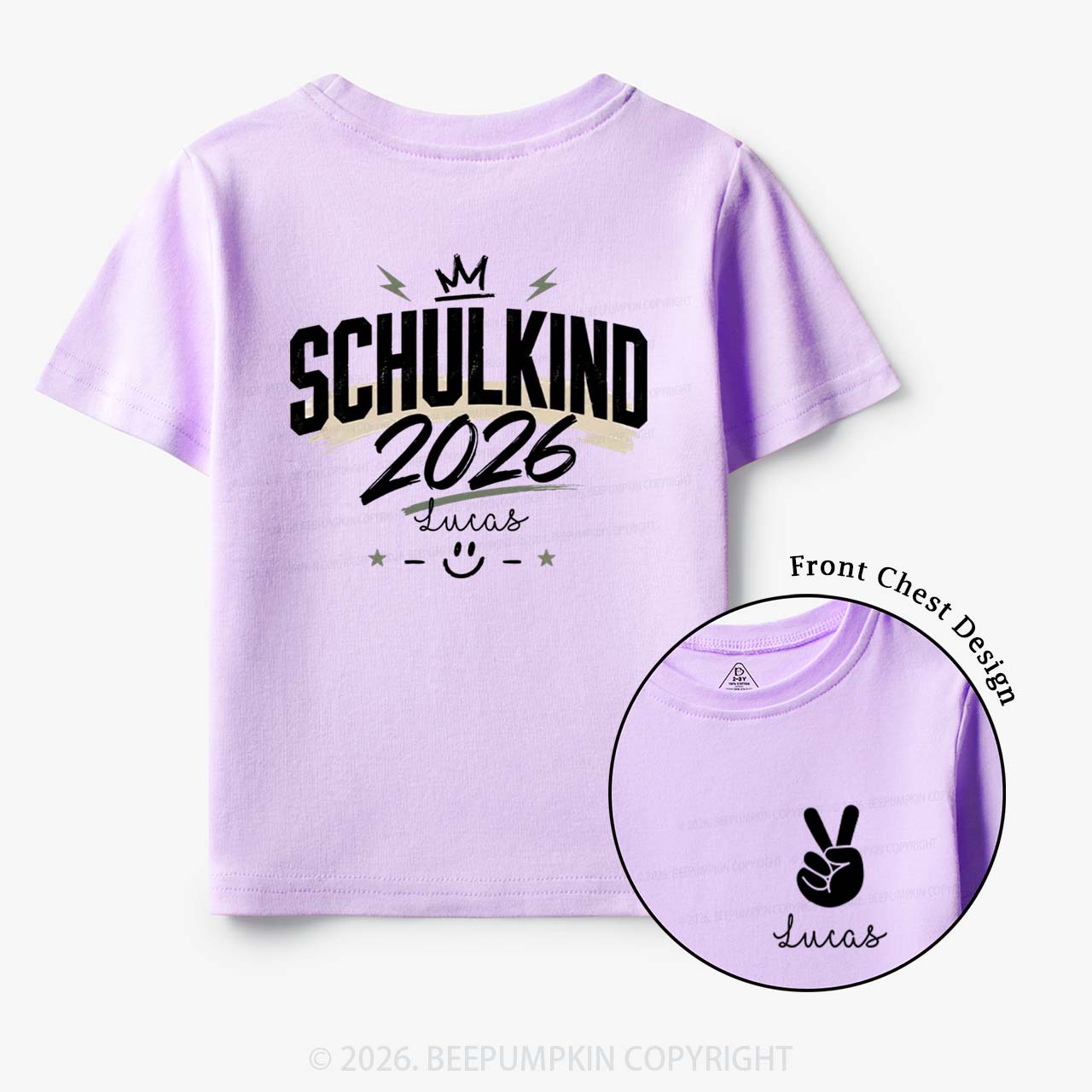 Personalized I'm a Schoolchild Toddler&Kid's Tees