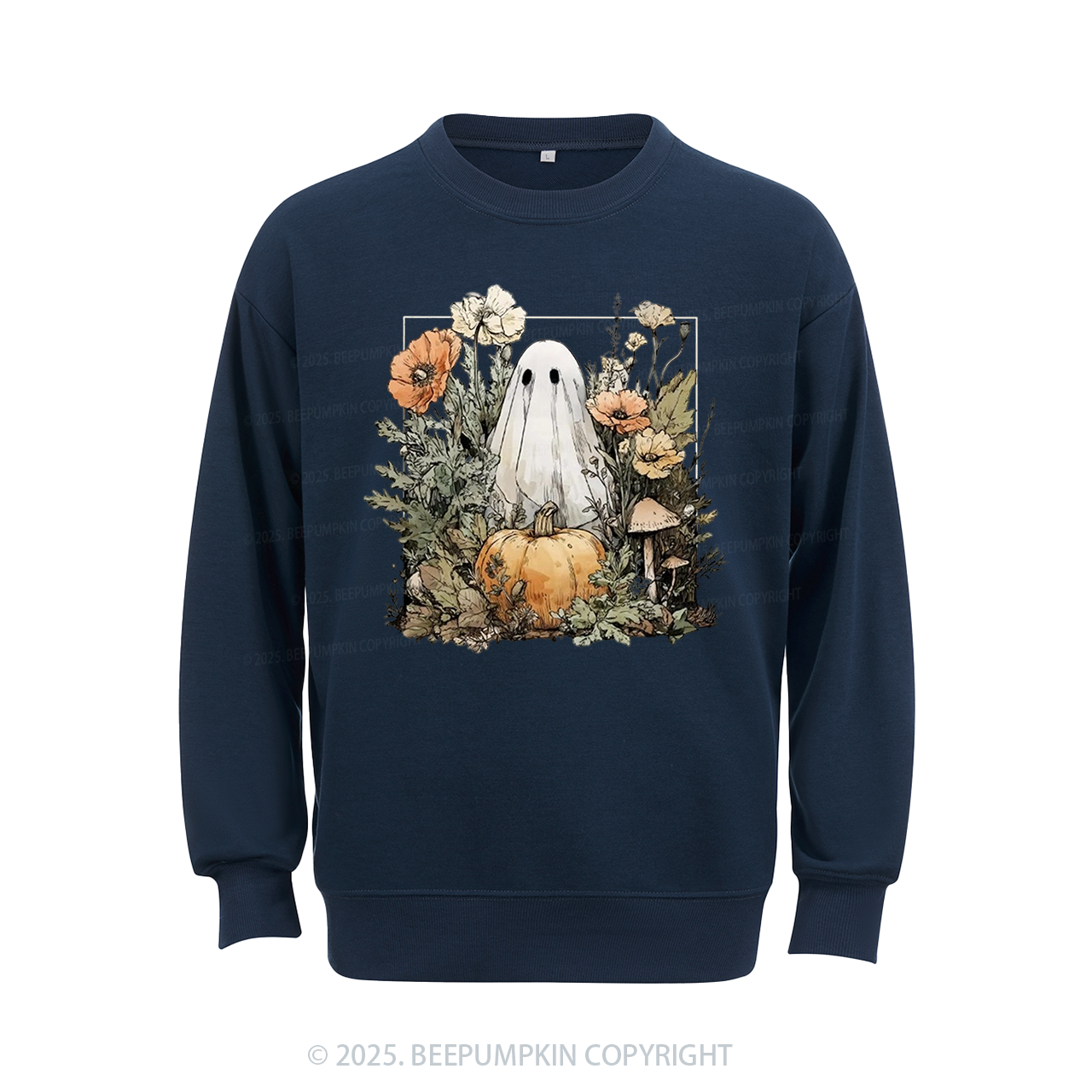 Halloween Fall Ghost Sweatshirt Beepumpkin