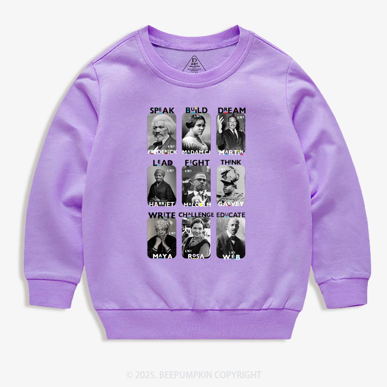Inspired By Black History Kid's Sweatshirt