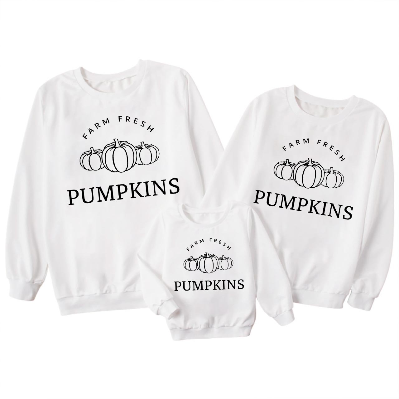 Farm Fresh Pumpkins Fall Sweatshirts