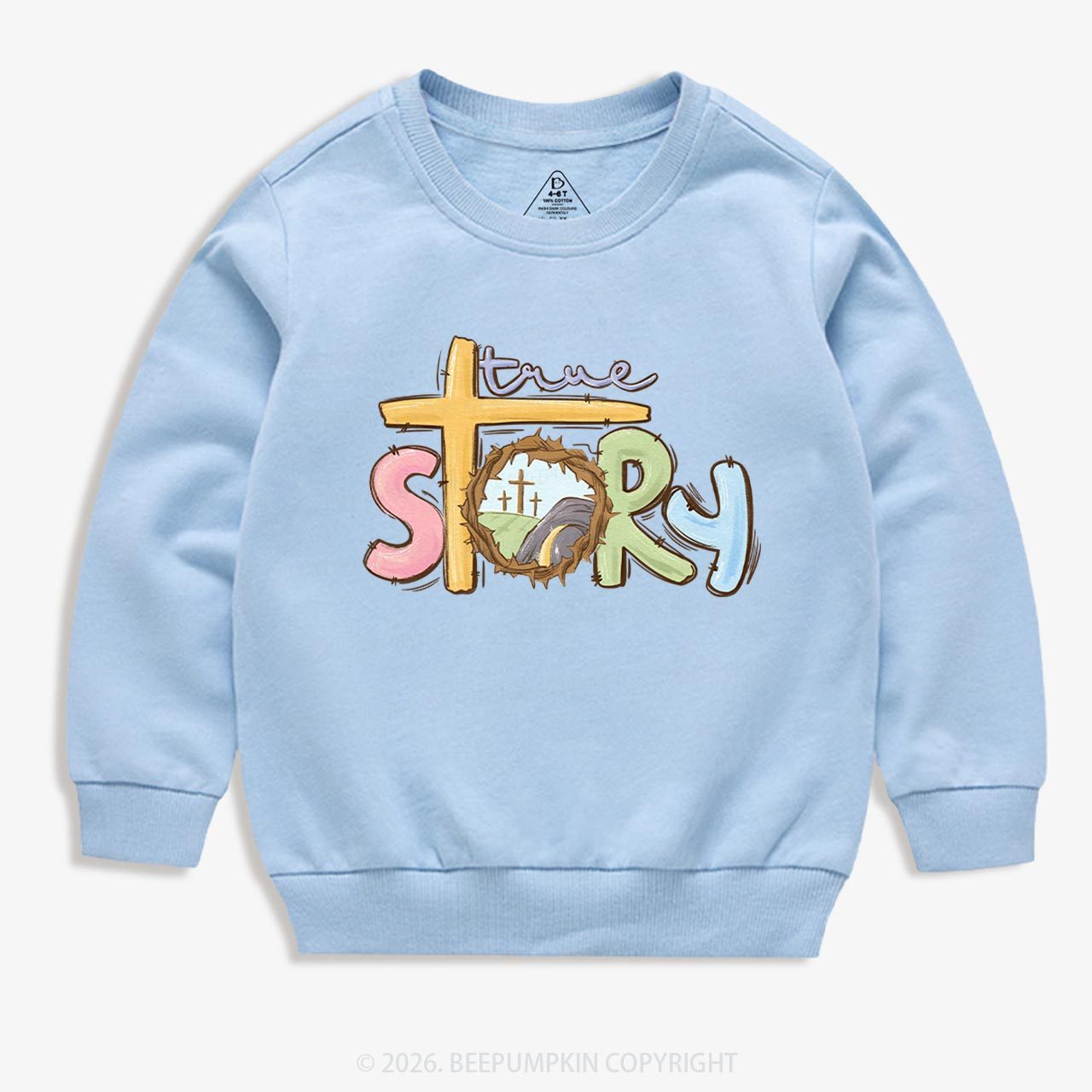 True Story Easter Kid's Sweatshirt