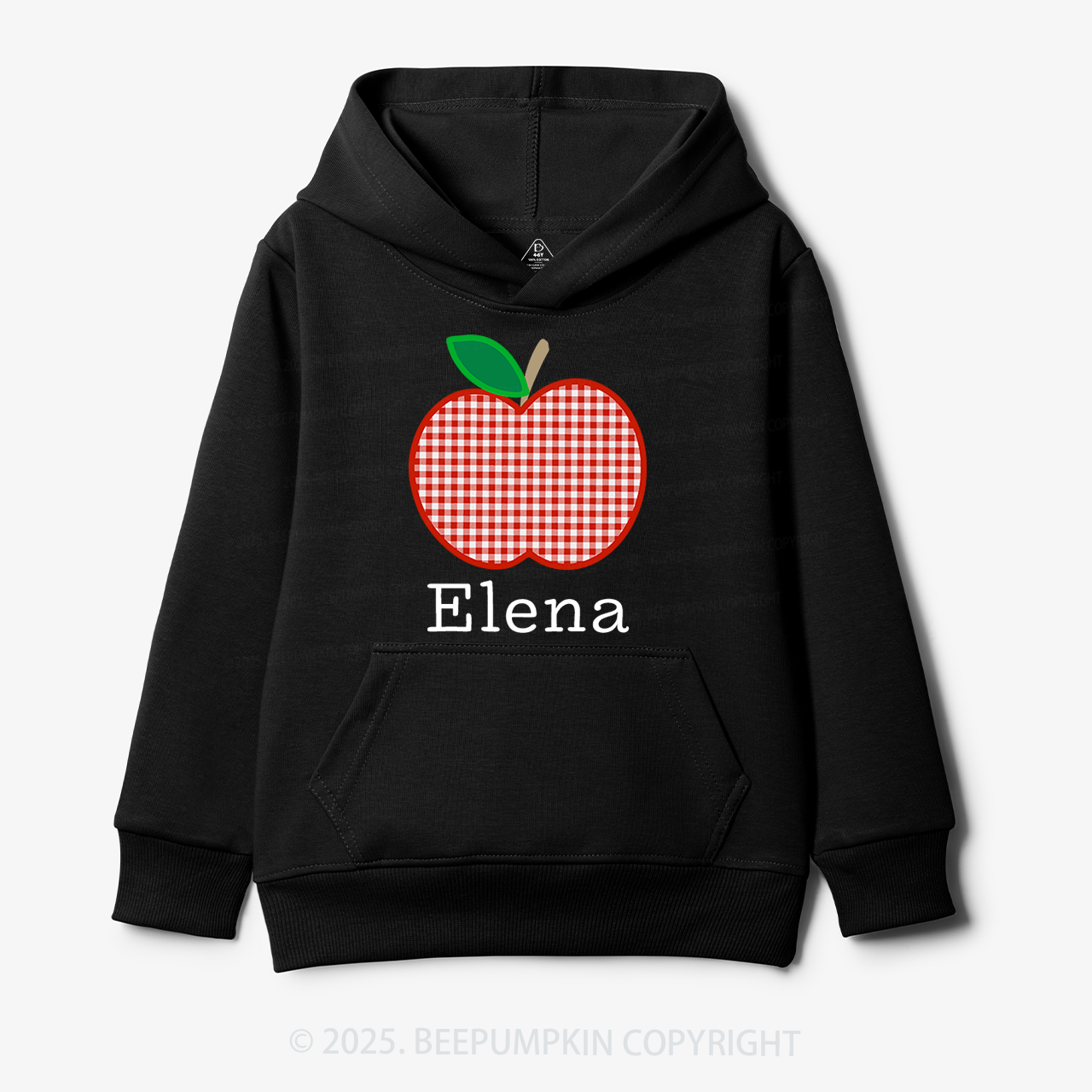 Personalized Red Apple Kid's Hoodies Beepumpkin