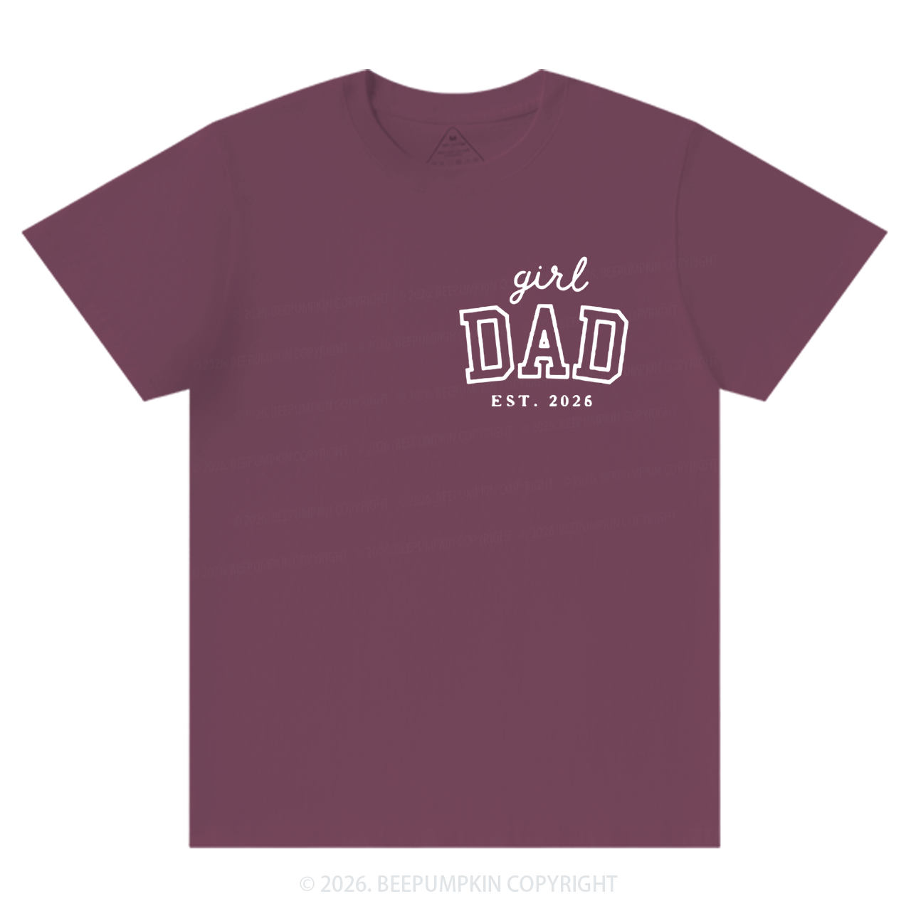 Personalized Girl Dad Est Year T-shirt