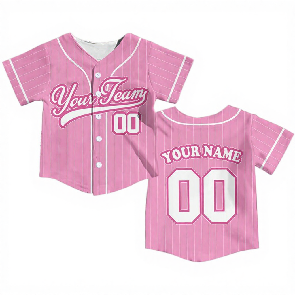 Personalized Team Name And Number Baseball Jersey Beepumpkin