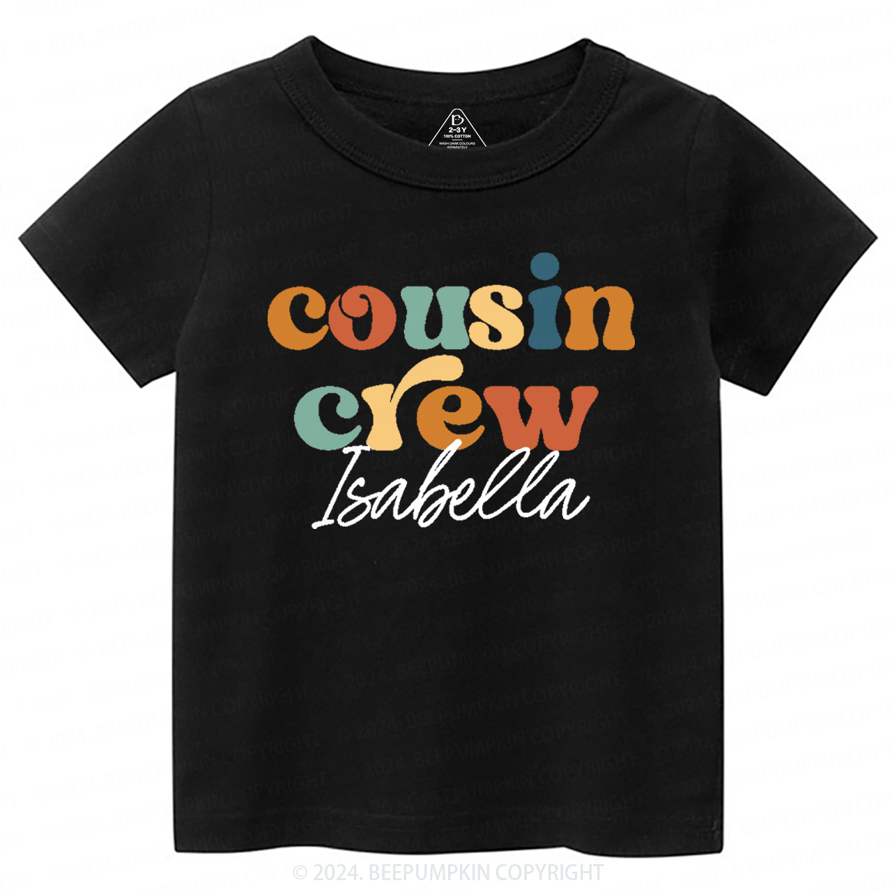Personalized Cousin Crew Toddler&Kids Tees 