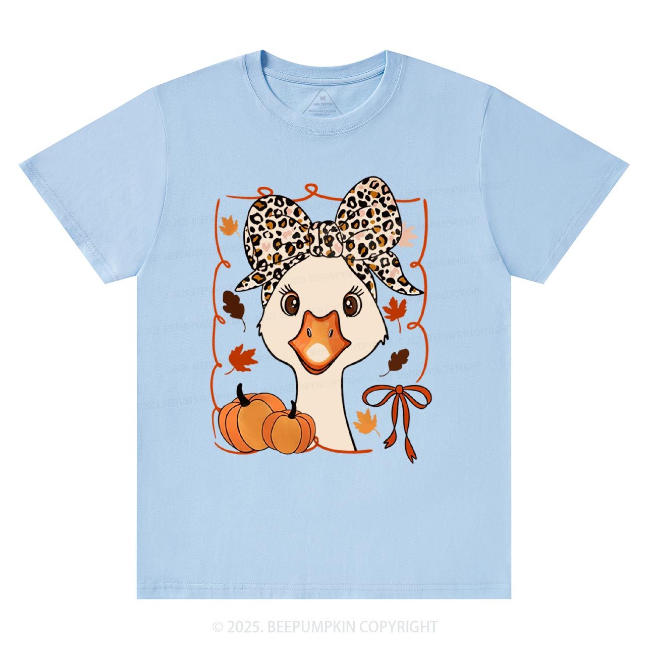 Leopard Bows T-Shirts Beepumpkin